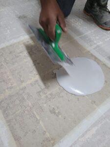 Rifacimento del pavimento con resine 