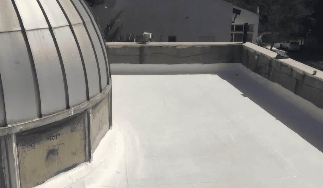 How to waterproof an old damaged bituminous membrane on a flat roof